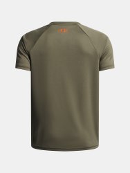 Футболка Under Armour Tech Split Wordmark SS Jr Green
