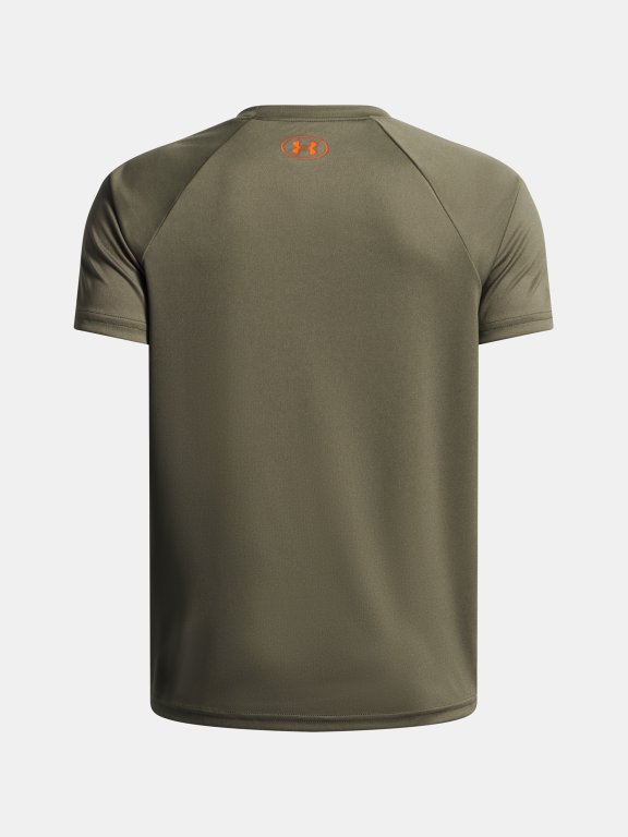 Футболка Under Armour Tech Split Wordmark SS Jr Green