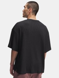 Футболка Under Armour Rival Waffle Crew Man чорна