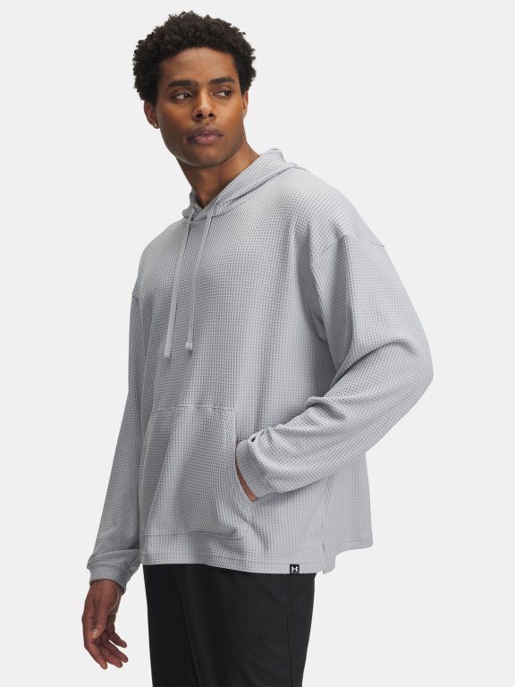 Худі Under Armour Rival Waffle Hoodie сіре