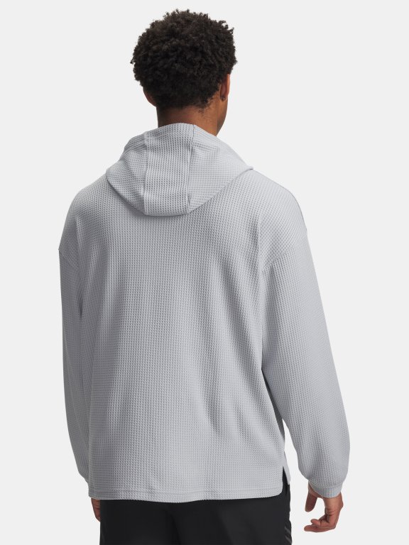 Худі Under Armour Rival Waffle Hoodie сіре