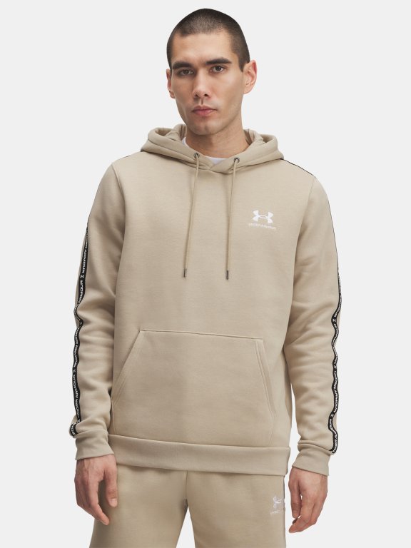 Худі Under Armour Icon Fleece HD Tape Man коричневе