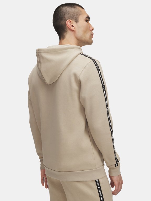 Худі Under Armour Icon Fleece HD Tape Man коричневе