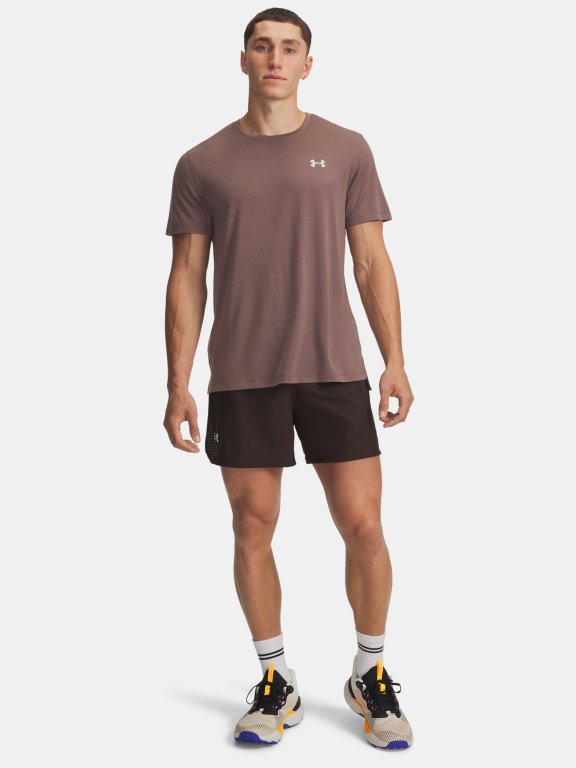 Шорти Under Armour Trail Run Launch коричневі