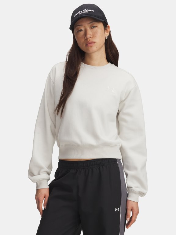 Mikina Under Armour Icon Vida Flc Crew Wmn White