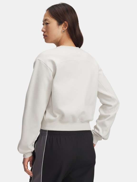 Mikina Under Armour Icon Vida Flc Crew Wmn White