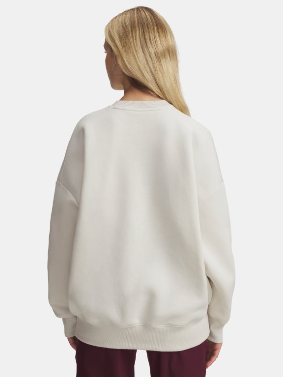 Світшот Under Armour Rival Flc OS Varsity Crew Wmn White