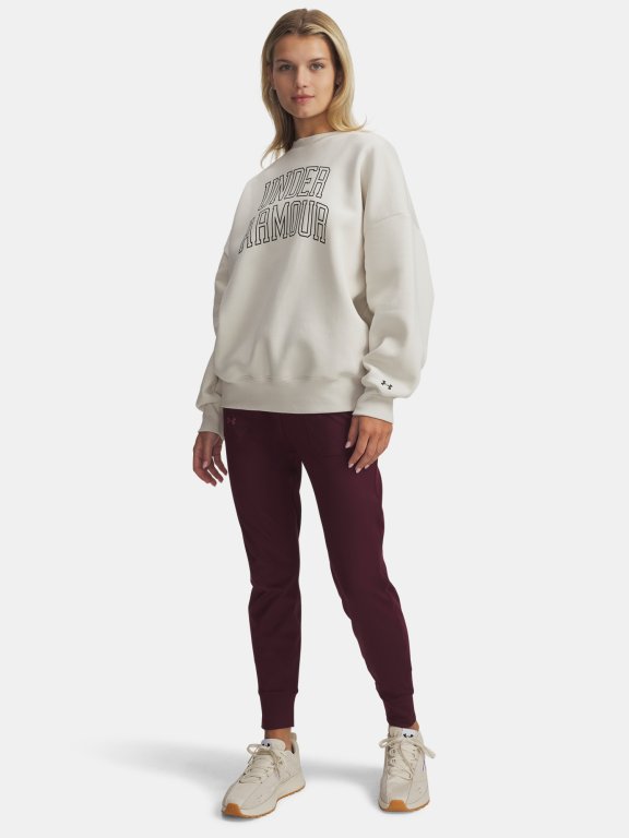 Світшот Under Armour Rival Flc OS Varsity Crew Wmn White