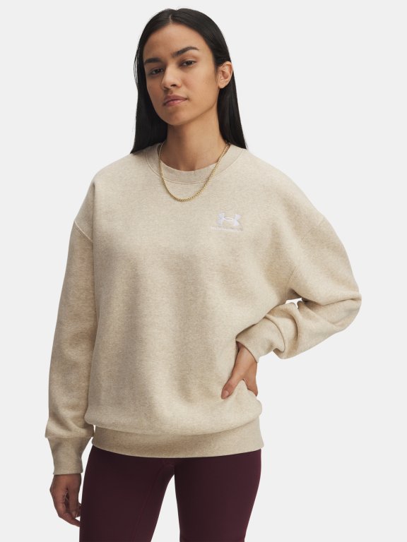 Світшот Under Armour Icon Fleece OS Crew Wmn Brown