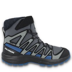 Черевики Salomon Xa Pro V8 Winter WP J - сіро/сині