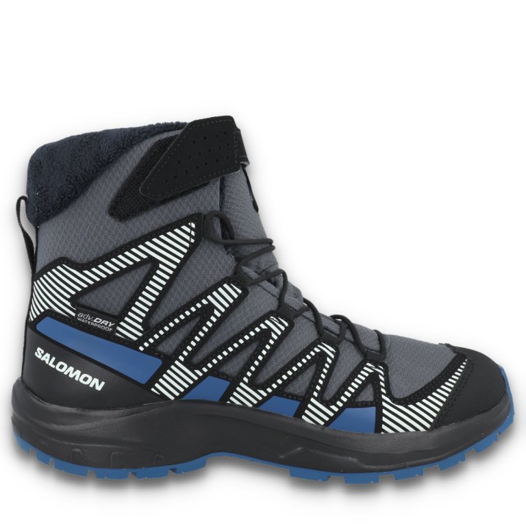 Черевики Salomon Xa Pro V8 Winter WP J - сіро/сині