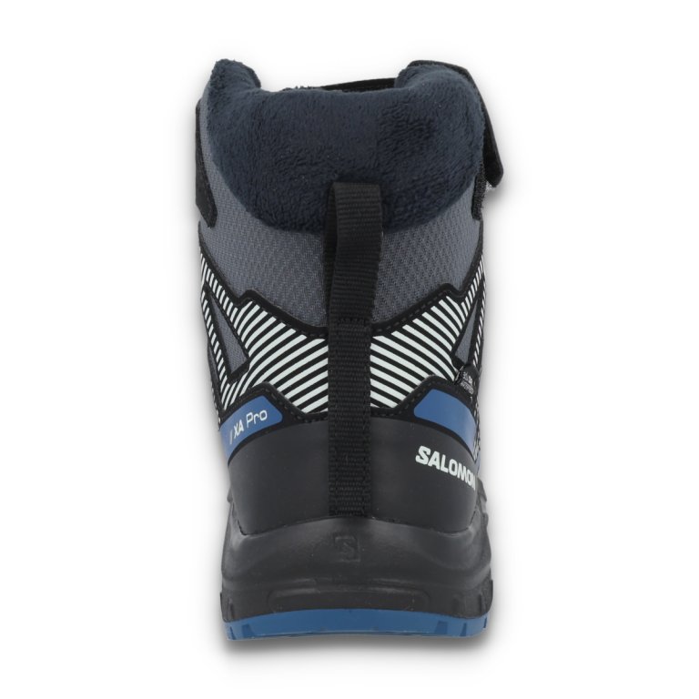 Черевики Salomon Xa Pro V8 Winter WP J - сіро/сині