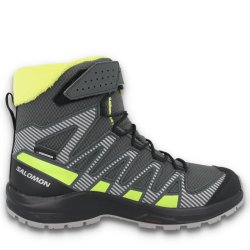 Взуття Salomon XA PRO V8 WINTER CSWP J - зелений/сірий/чорний
