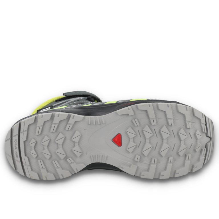 Взуття Salomon XA PRO V8 WINTER CSWP J - зелений/сірий/чорний