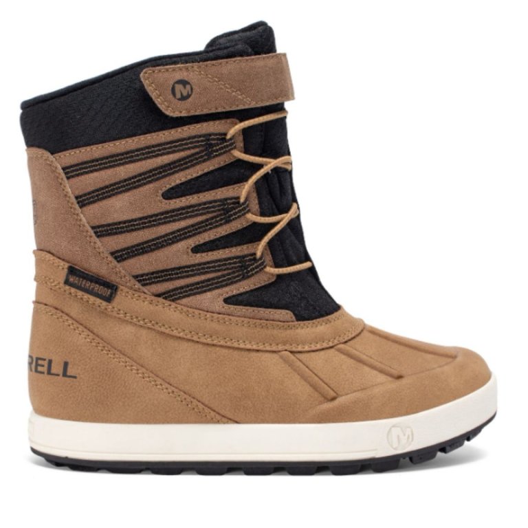 Зимові черевики Merrell Snow Bank 5.0 WP J - коричневі