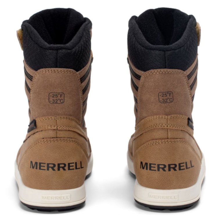 Зимові черевики Merrell Snow Bank 5.0 WP J - коричневі