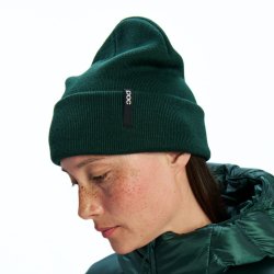Шапка POC Beanie Flat - темно-зелена