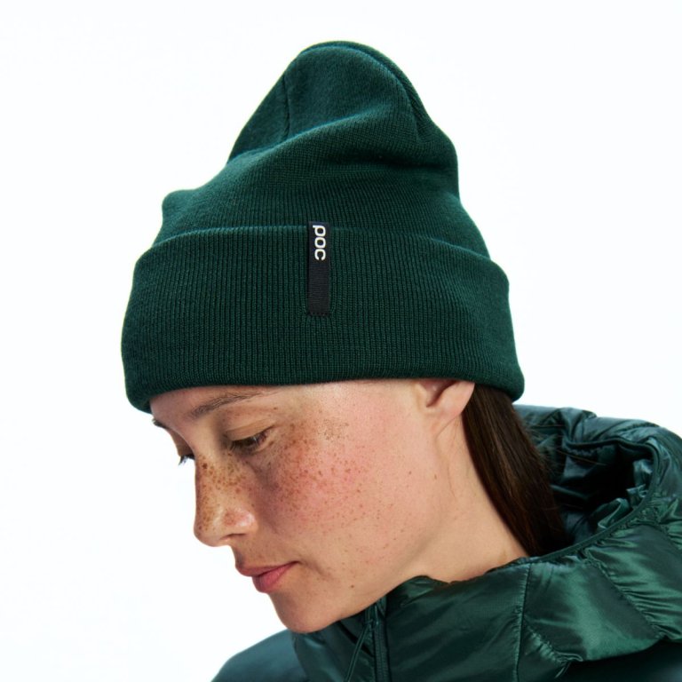 Шапка POC Beanie Flat - темно-зелена