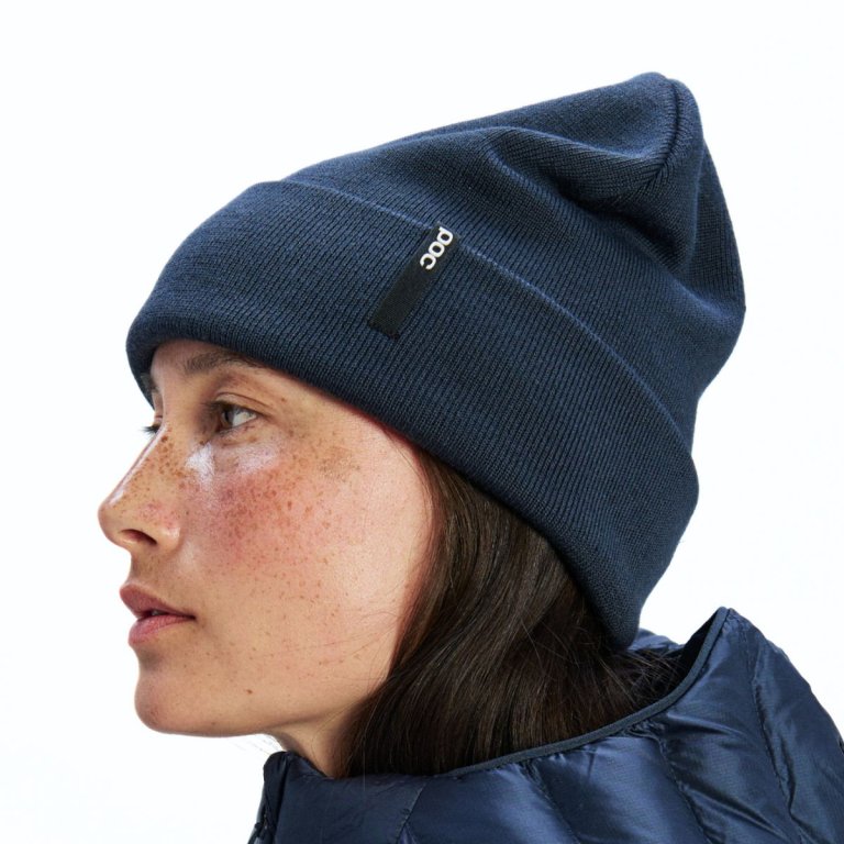 Шапка POC Beanie Flat - темно-синя