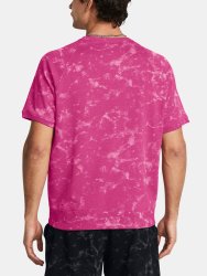 Футболка UA Project Rock Q2 Terry AOP Crew Man Pink