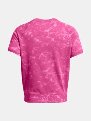 Футболка UA Project Rock Q2 Terry AOP Crew Man Pink