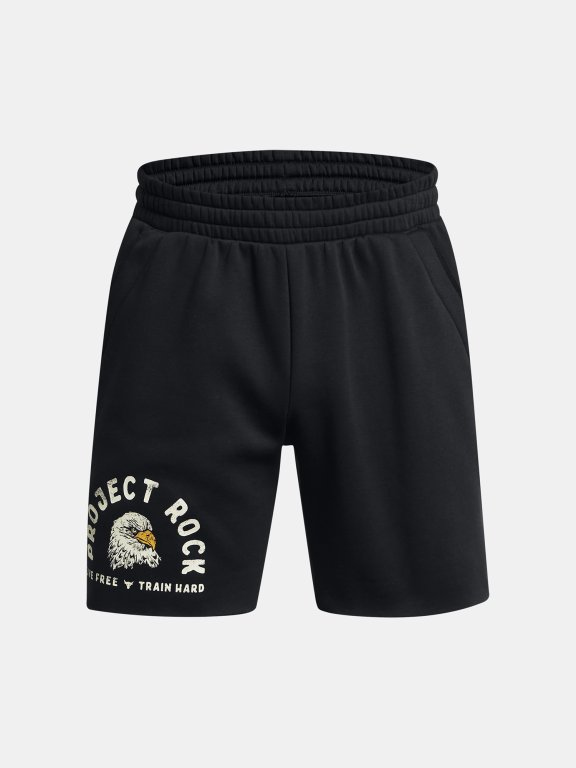Шорти UA Project Rock Icon Fleece Sts Man Black