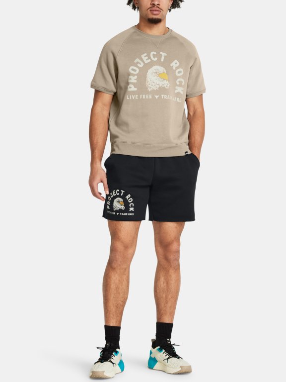 Шорти UA Project Rock Icon Fleece Sts Man Black
