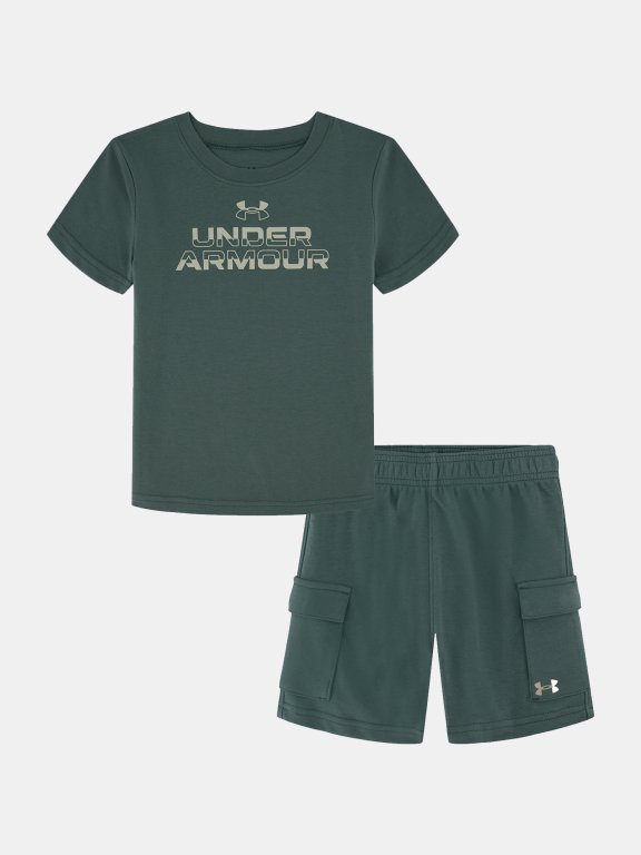 Костюм Under Armour Cargo Short Set Jr Green