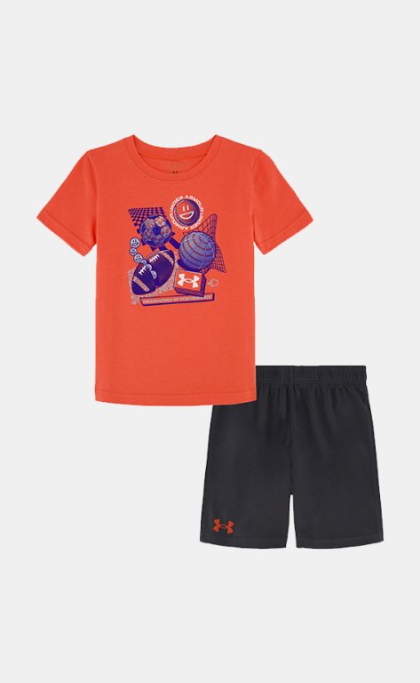 Комплект Under Armour Multi Sport SS Short Set Jr Red