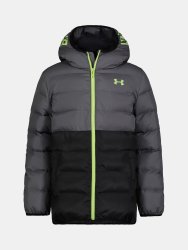 Куртка-пуховик Under Armour Pronto Colorblock Puffer Jacket Jr Grey