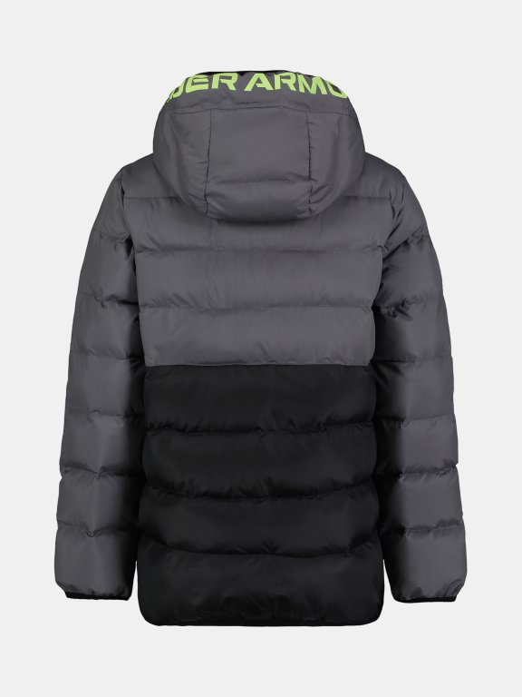 Куртка-пуховик Under Armour Pronto Colorblock Puffer Jacket Jr Grey