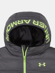 Куртка-пуховик Under Armour Pronto Colorblock Puffer Jacket Jr Grey