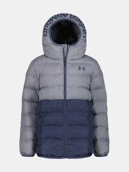Куртка-пуховик Under Armour Pronto Colorblock Puffer Jacket Jr Grey