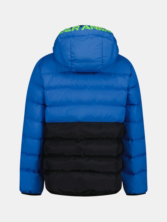Куртка-пуховик Under Armour Pronto Colorblock Puffer Jacket Jr Blue