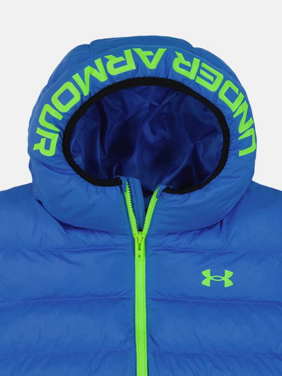 Куртка-пуховик Under Armour Pronto Colorblock Puffer Jacket Jr Blue