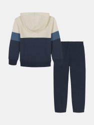 Костюм Under Armour Rival Po Hoodie Set Jr Grey