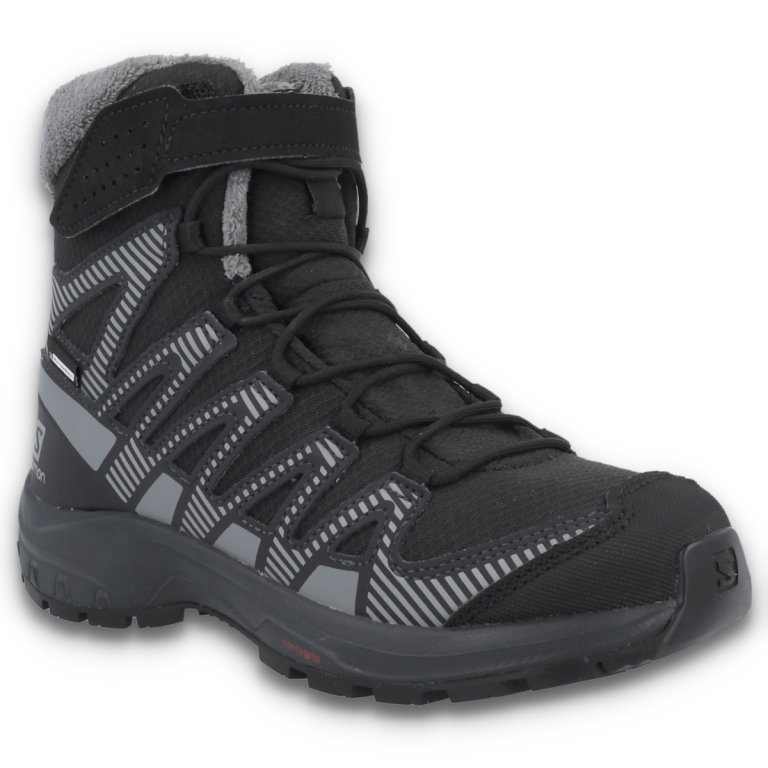 Взуття Salomon XA PRO V8 WINTER CSWP J - чорний / сірий