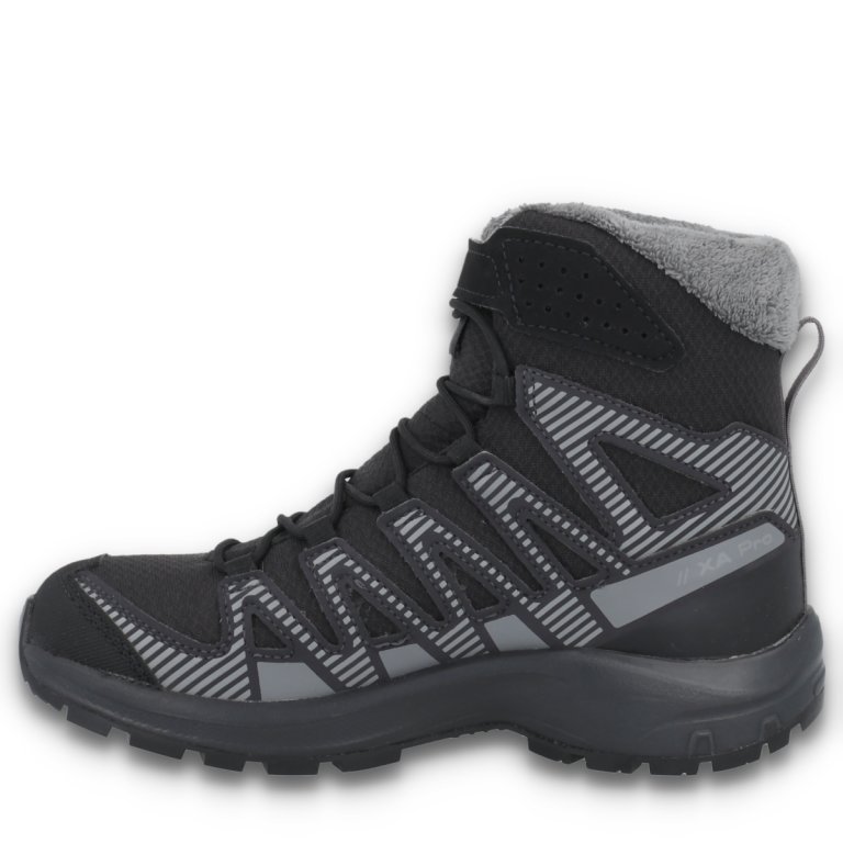 Взуття Salomon XA PRO V8 WINTER CSWP J - чорний / сірий