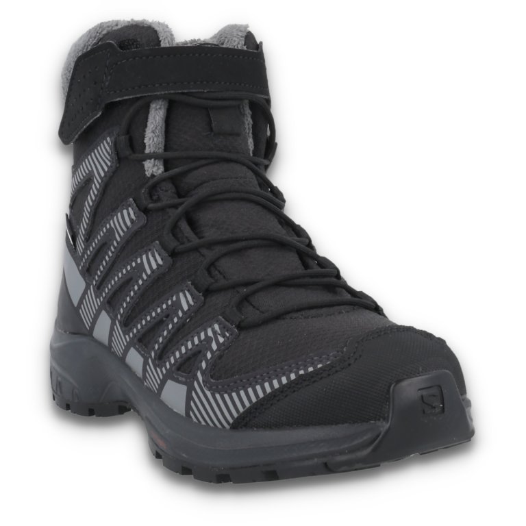 Взуття Salomon XA PRO V8 WINTER CSWP J - чорний / сірий