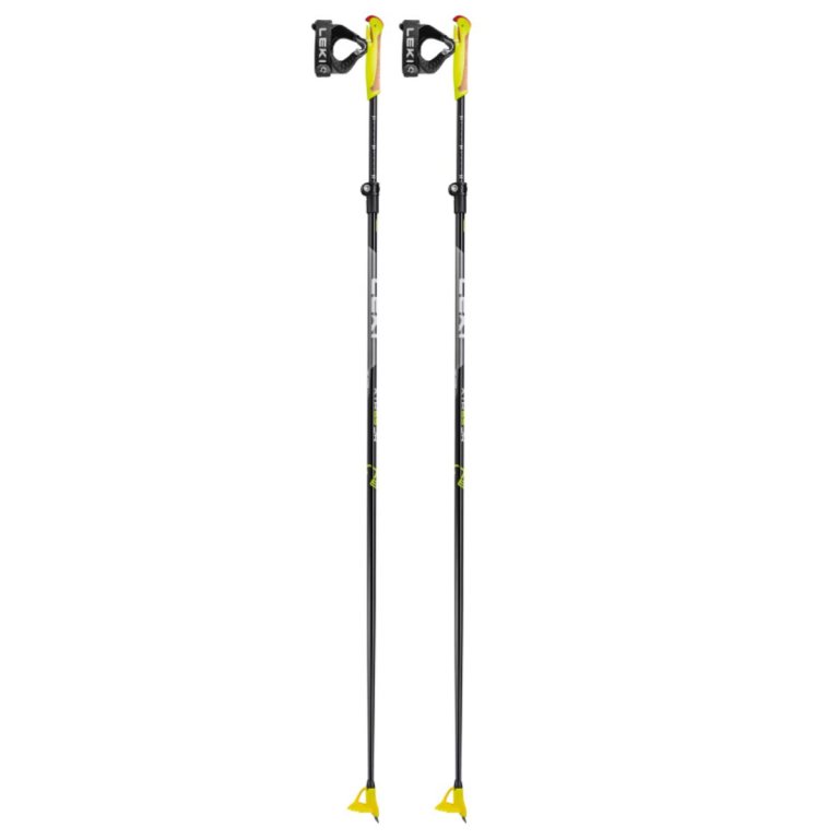 Běžecké hole Leki XTA 6.5 Vario J - černá/žlutá