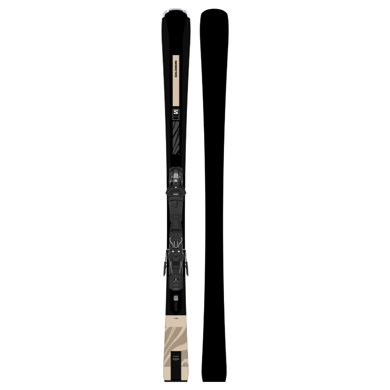 Lyže Salomon E S/Max N°6 Xt + M10 GW L80 W - černá/béžová