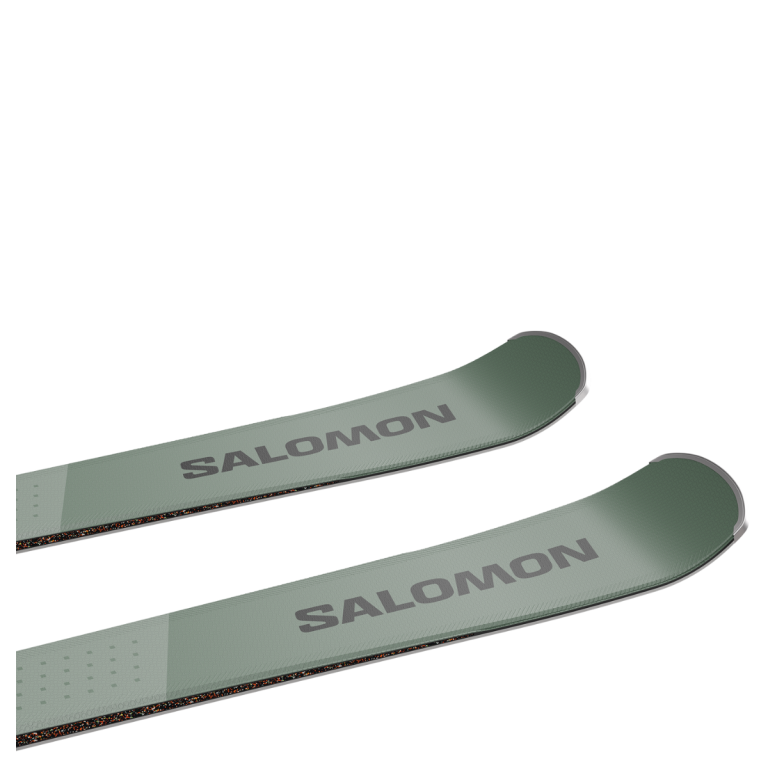 Lyže Salomon E S/Max 8 + M10 GW L80 - zelená/černá/bílá