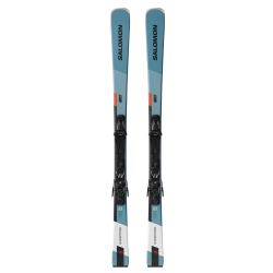 Lyže Salomon E S/Max 6 + M10 GW L80 -modrá/oranžová/černá