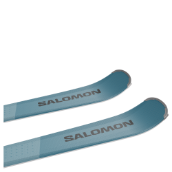 Lyže Salomon E S/Max 6 + M10 GW L80 -modrá/oranžová/černá