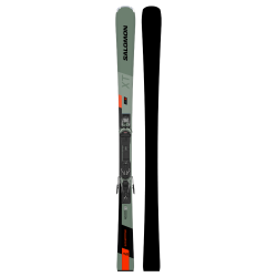 Lyže Salomon E S/MAX 8 XT + M11 GW L80 - zelená/černá/oranžová