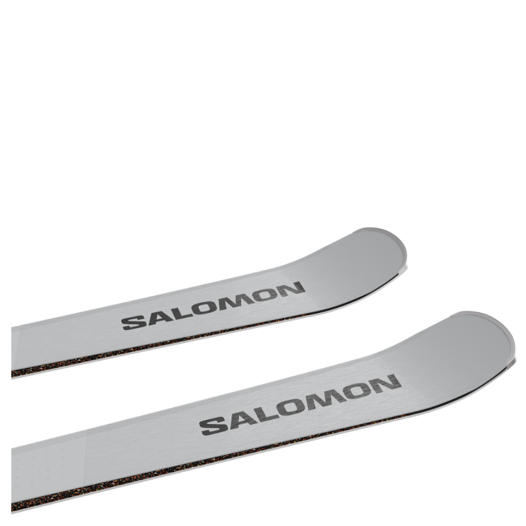 Lyže Salomon E S/MAX 12 + MI12 GW F80 - šedá/černá/bílá