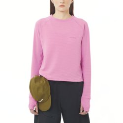 Світшот Salomon Essential Lightwarm CN W - рожевий