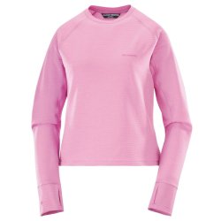 Світшот Salomon Essential Lightwarm CN W - рожевий