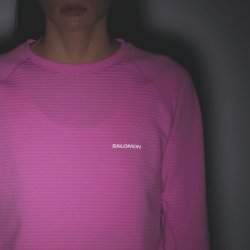 Світшот Salomon Essential Lightwarm CN W - рожевий