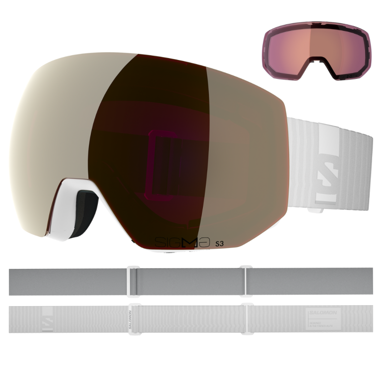 Гірськолижні окуляри Salomon Radium Pro Sigma - білі